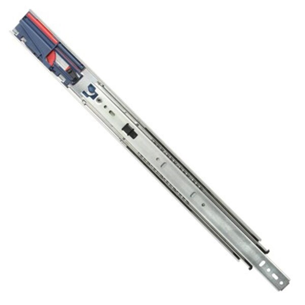 Dendesigns Knape & Vogt 16 In. Soft-Close Full Extension With Overtravel Drawer Slides - Anochrome DE2585337 - main